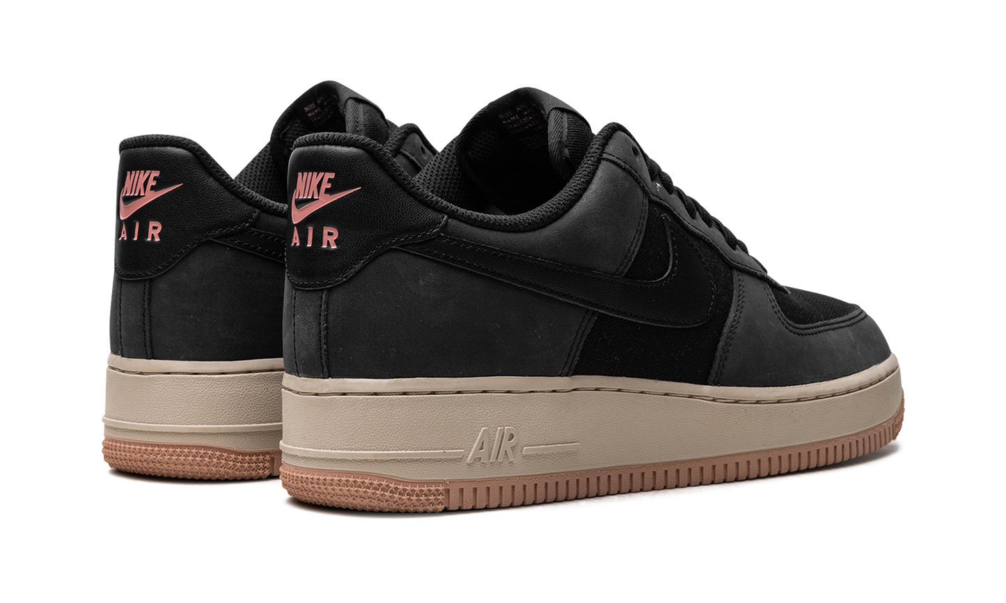 Nike Air Force 1 Low '07 LX Black Red Stardust