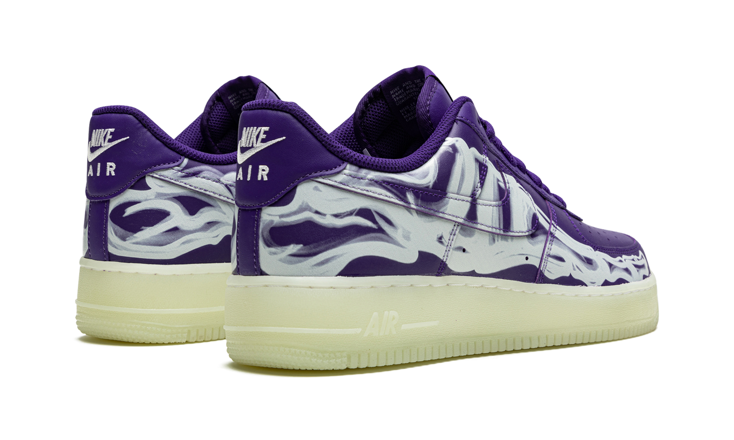 Nike Air Force 1 Low '07 QS Purple Skeleton Halloween (2021)