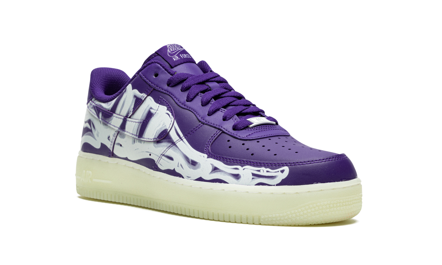 Nike Air Force 1 Low '07 QS Purple Skeleton Halloween (2021)