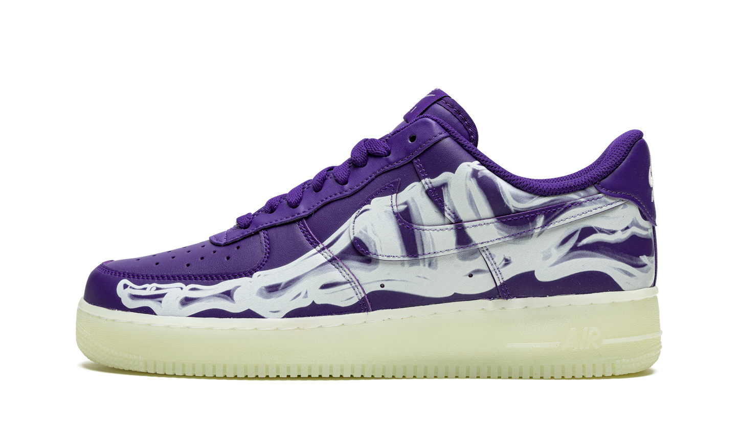 Nike Air Force 1 Low '07 QS Purple Skeleton Halloween (2021)