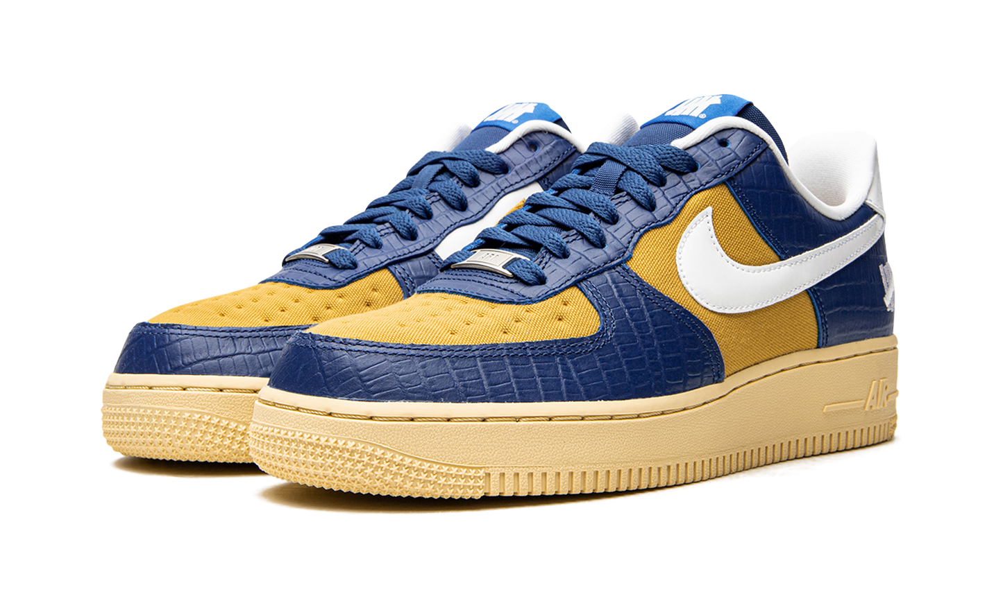 Nike Air Force 1 Low SP Undefeated 5 On It Blue Yellow Croc