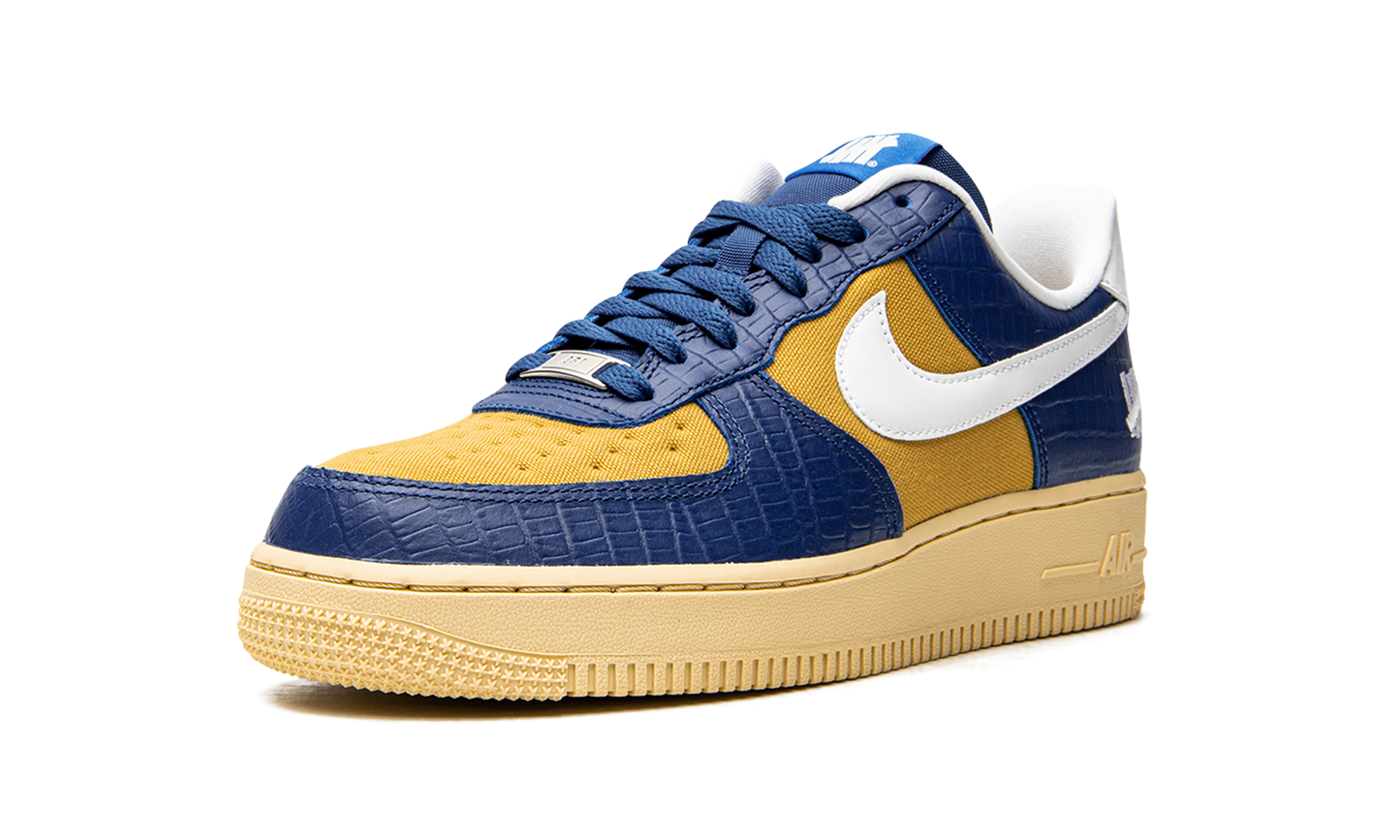 Nike Air Force 1 Low SP Undefeated 5 On It Blue Yellow Croc