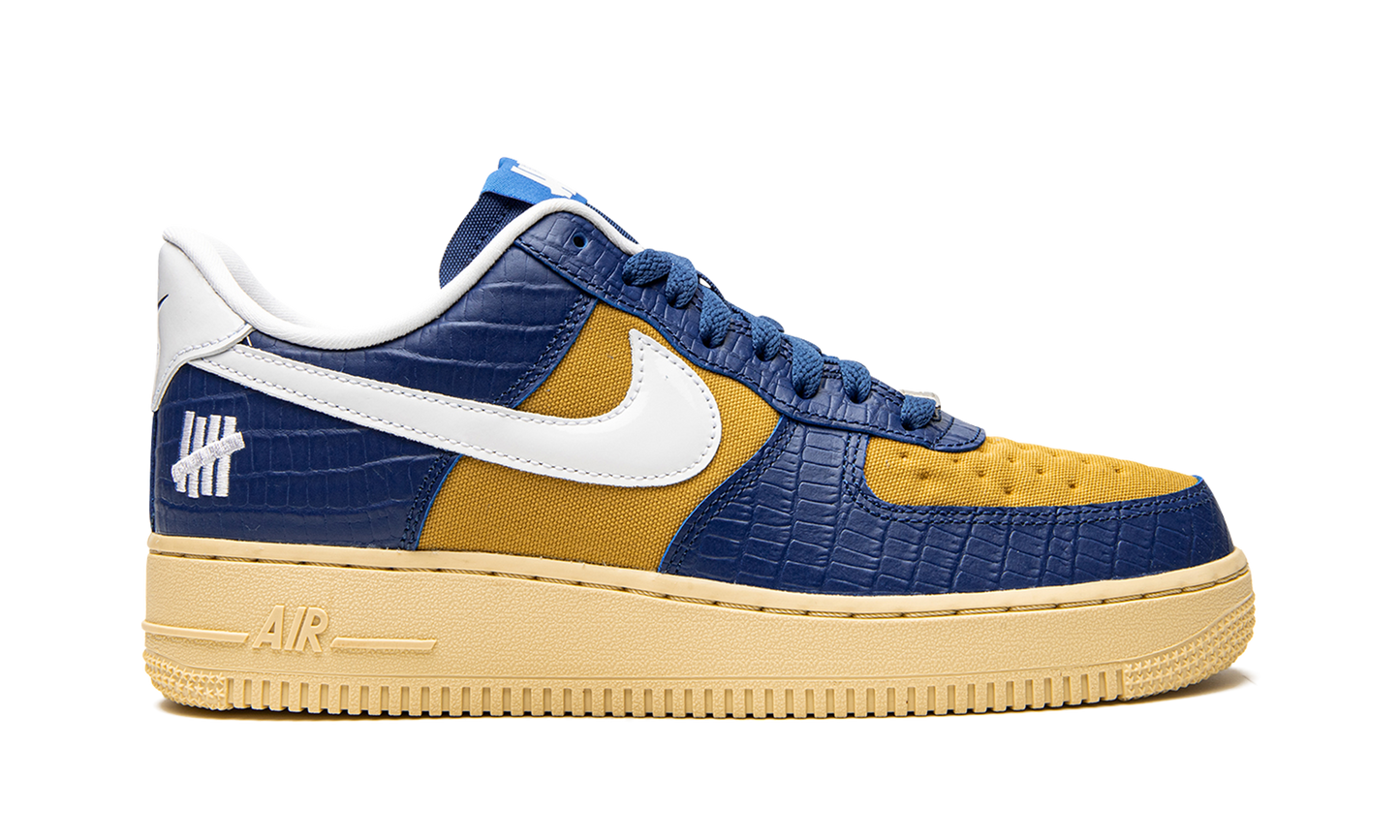 Nike Air Force 1 Low SP Undefeated 5 On It Blue Yellow Croc