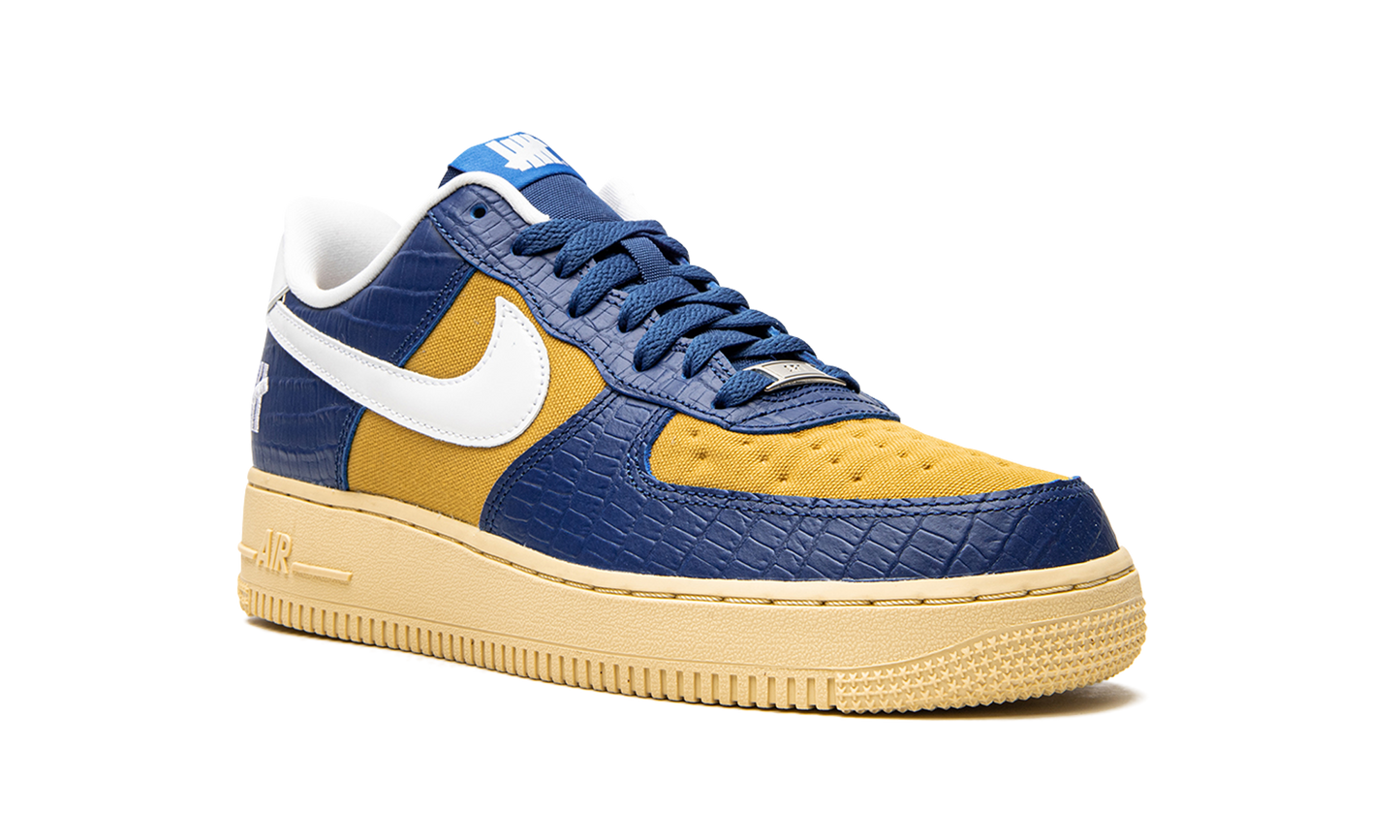 Nike Air Force 1 Low SP Undefeated 5 On It Blue Yellow Croc