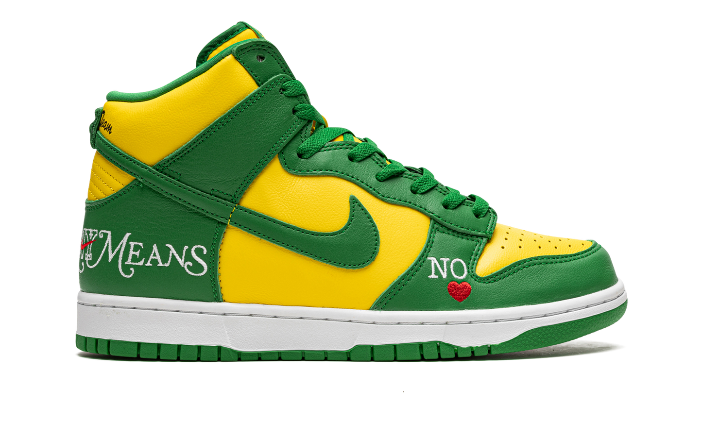 Nike SB Dunk High Supreme By Any Means Brazil