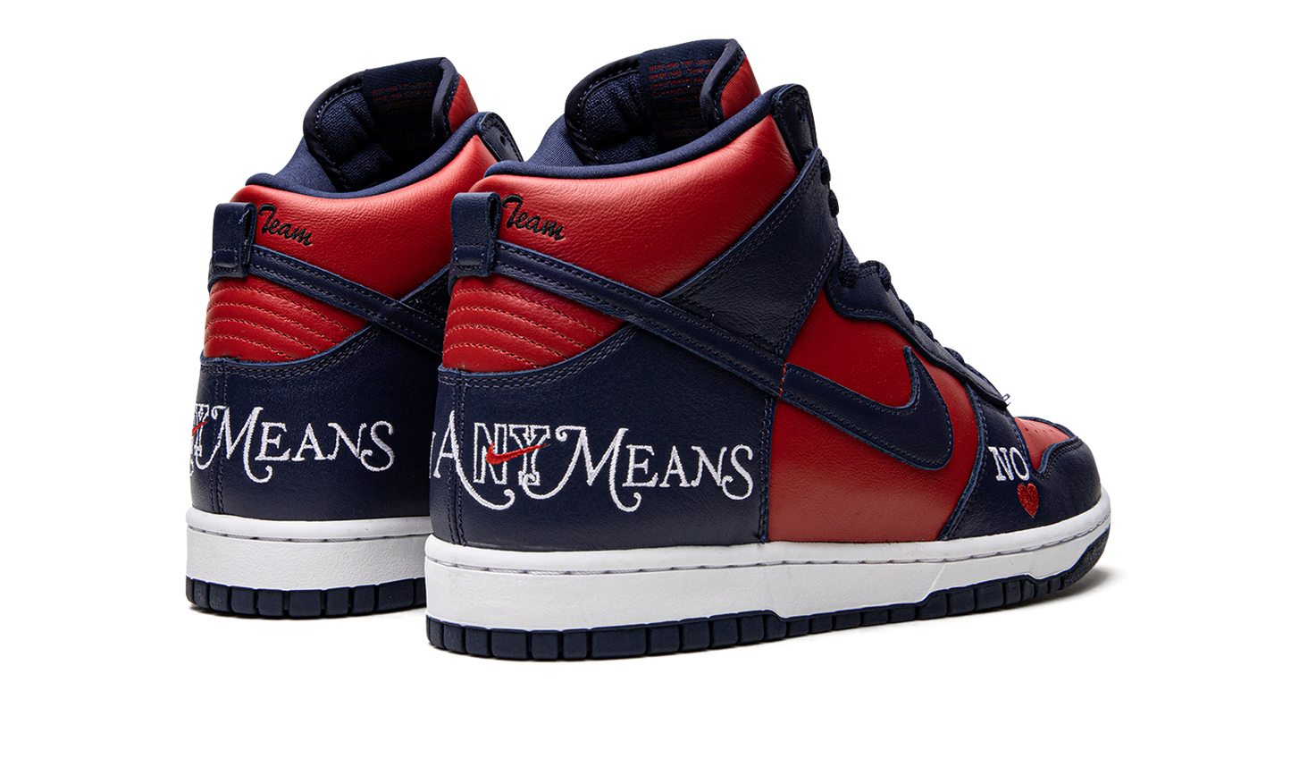 Nike SB Dunk High Supreme By Any Means Navy