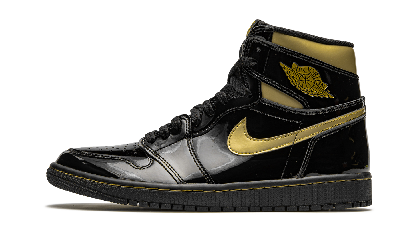 Air Jordan 1 Retro High Black Metallic Gold (2020)