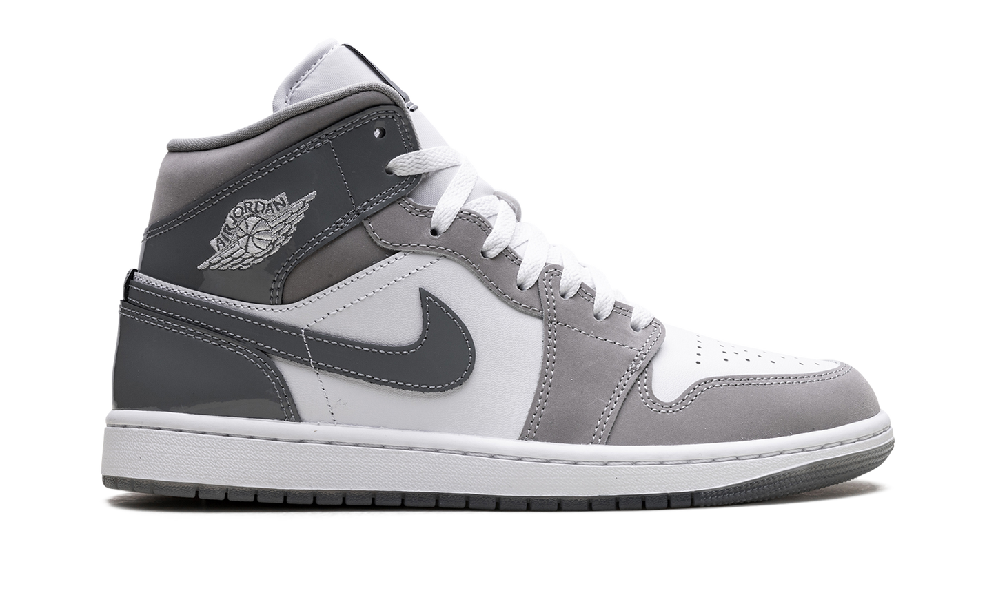Air Jordan 1 Mid SE White Medium Grey Cool Grey