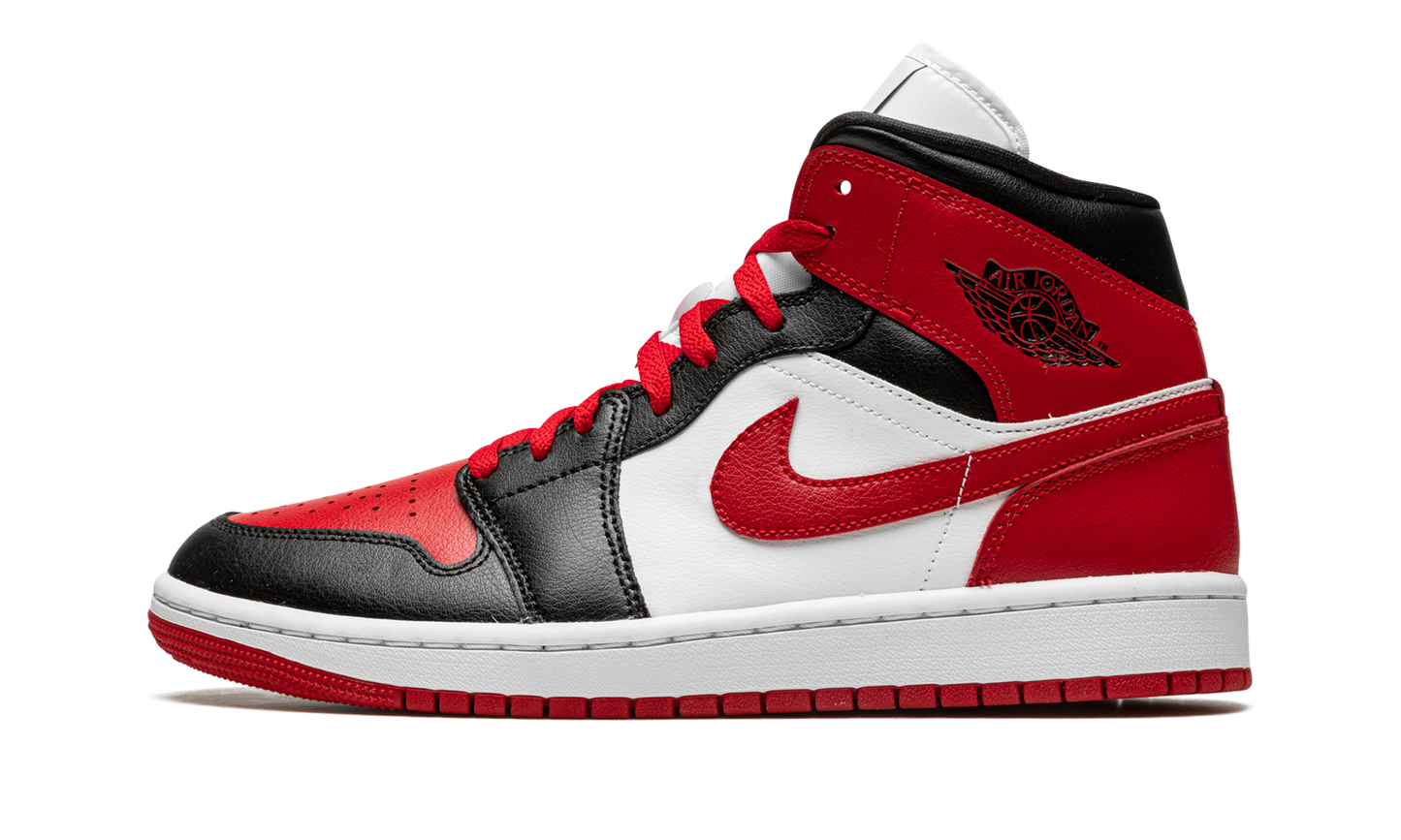 Air Jordan 1 Mid Alternate Bred Toe