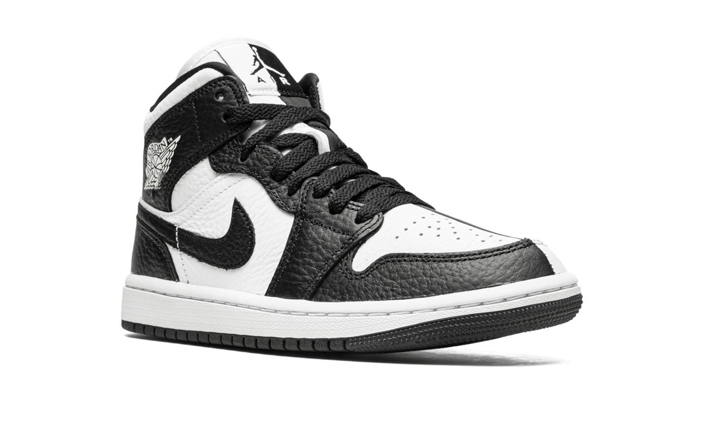 Air Jordan 1 Mid Split Black White