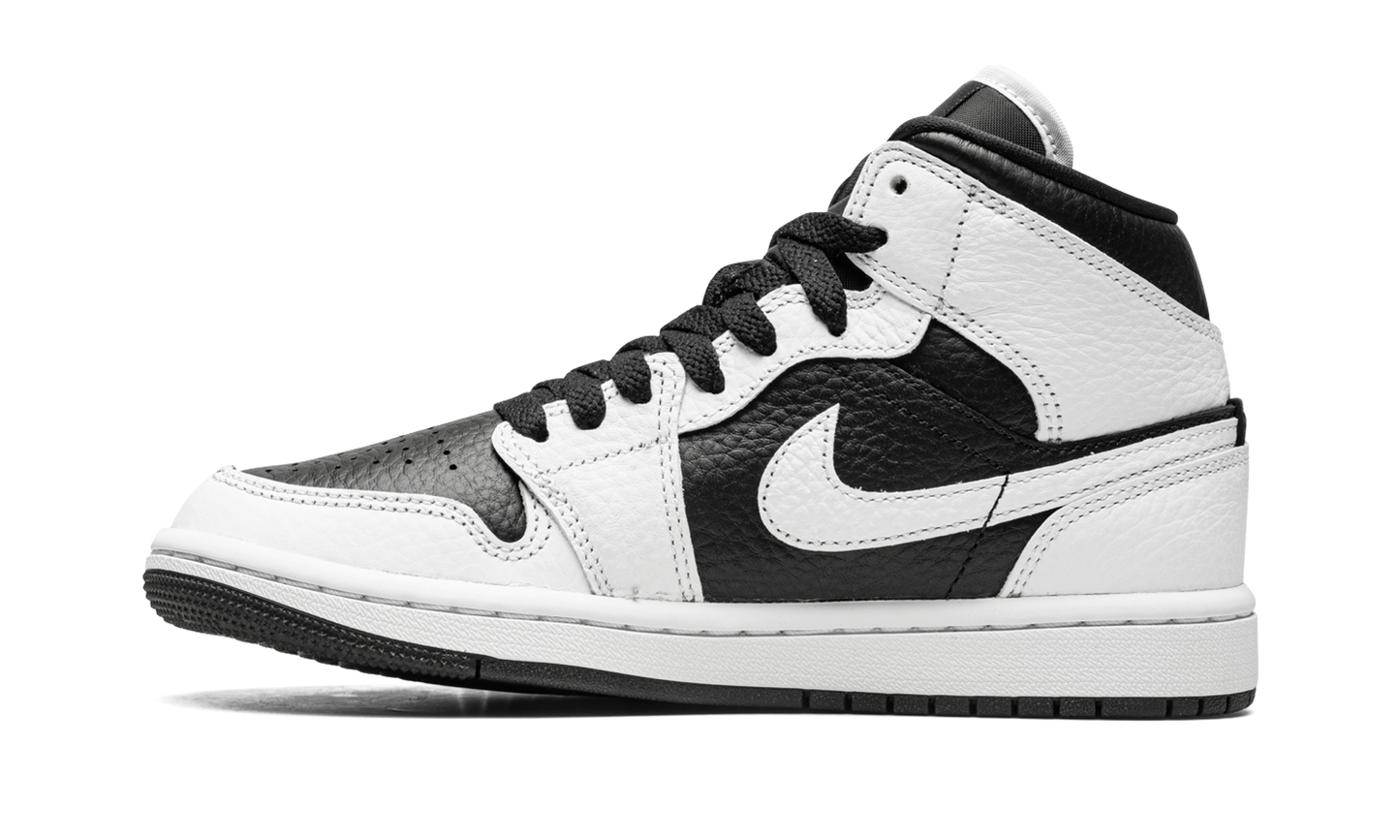 Air Jordan 1 Mid Split Black White