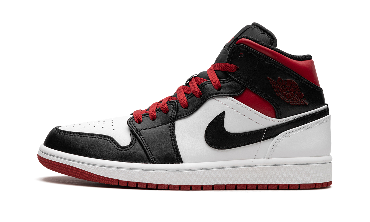 Air Jordan 1 Mid Gym Red Black Toe