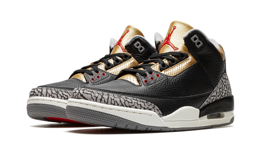 Air Jordan 3 Retro Black Cement Gold