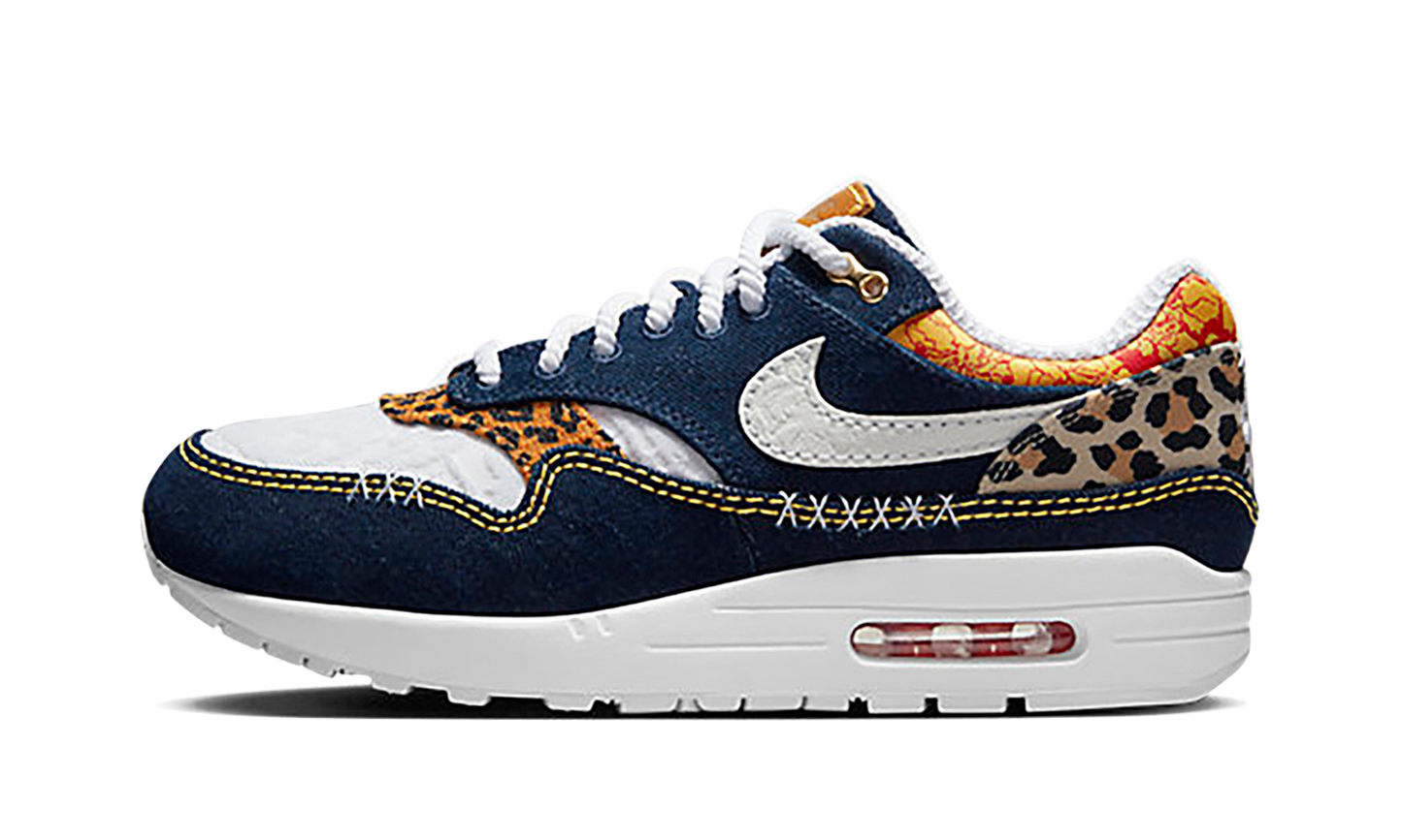 Nike Air Max 1 Premium Denim Leopard