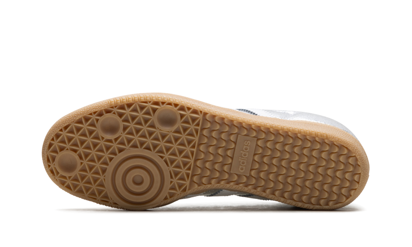 Adidas Samba OG Silver Metallic Cracked Leather