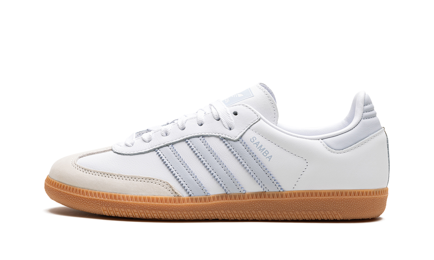 Adidas Samba OG White Halo Blue Gum