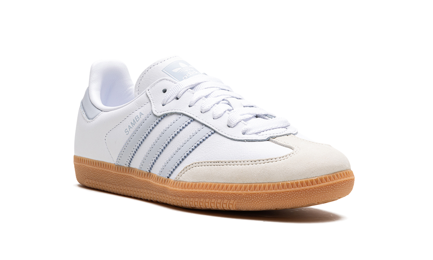 Adidas Samba OG White Halo Blue Gum