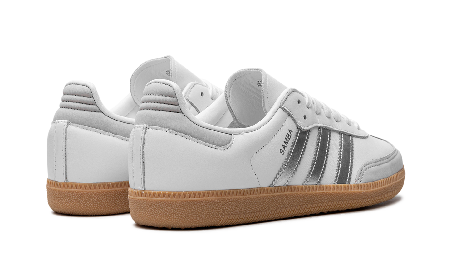 Adidas Samba OG White Silver Metallic Grey