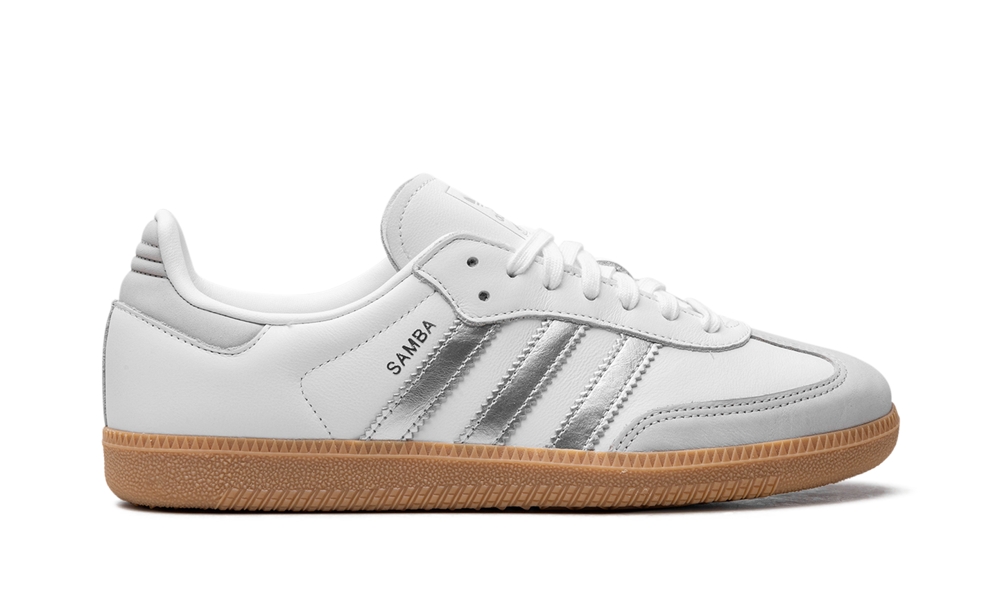 Adidas Samba OG White Silver Metallic Grey