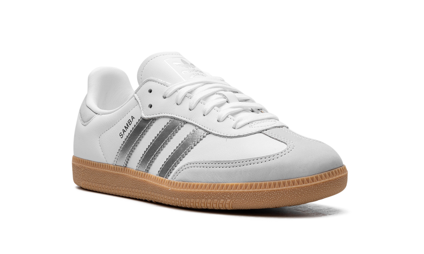Adidas Samba OG White Silver Metallic Grey
