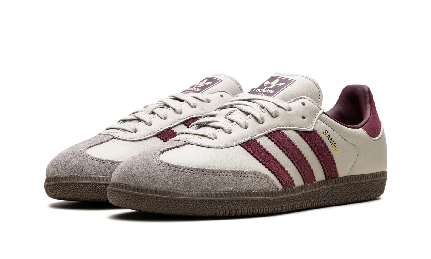 Adidas Samba OG Putty Grey Maroon