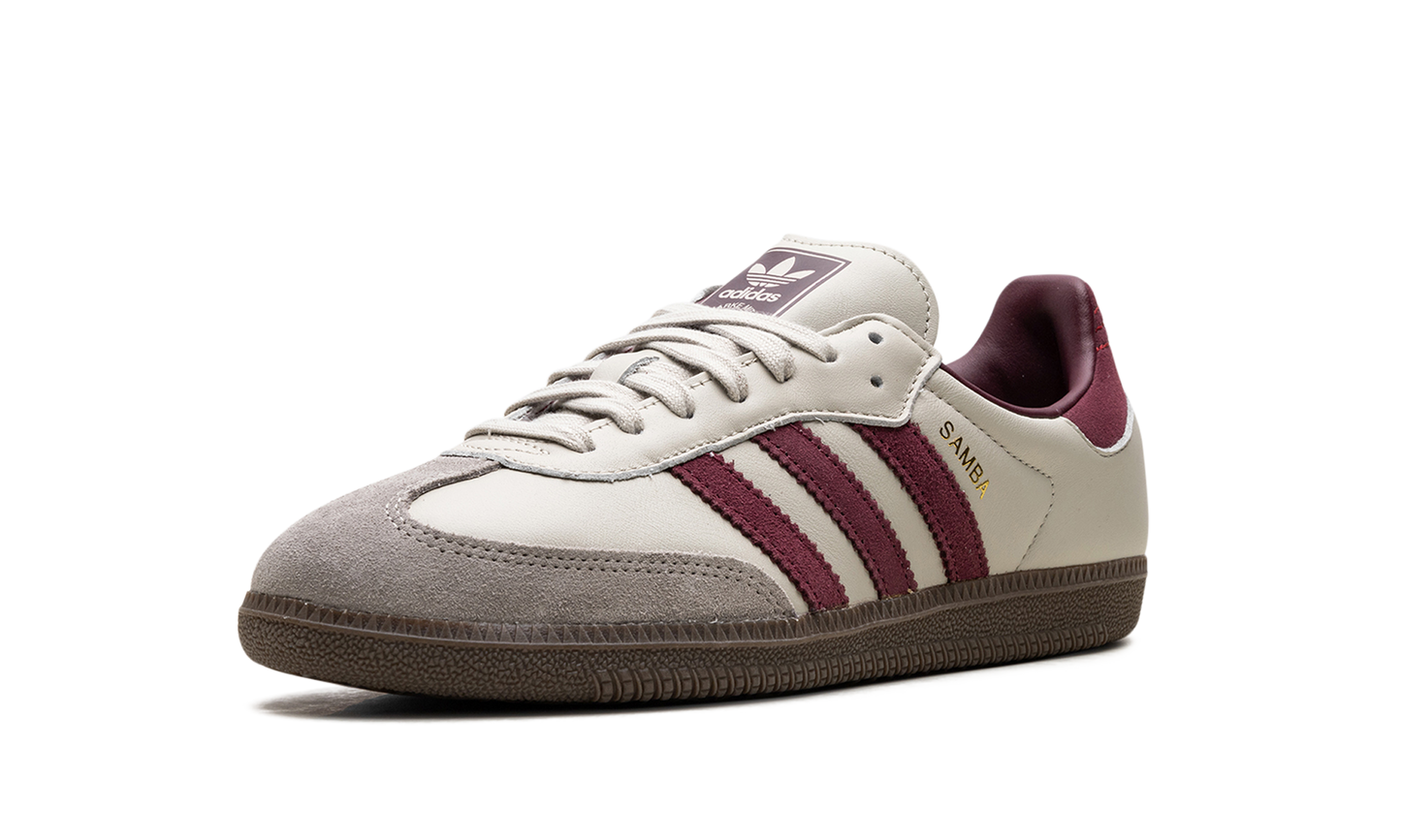 Adidas Samba OG Putty Grey Maroon