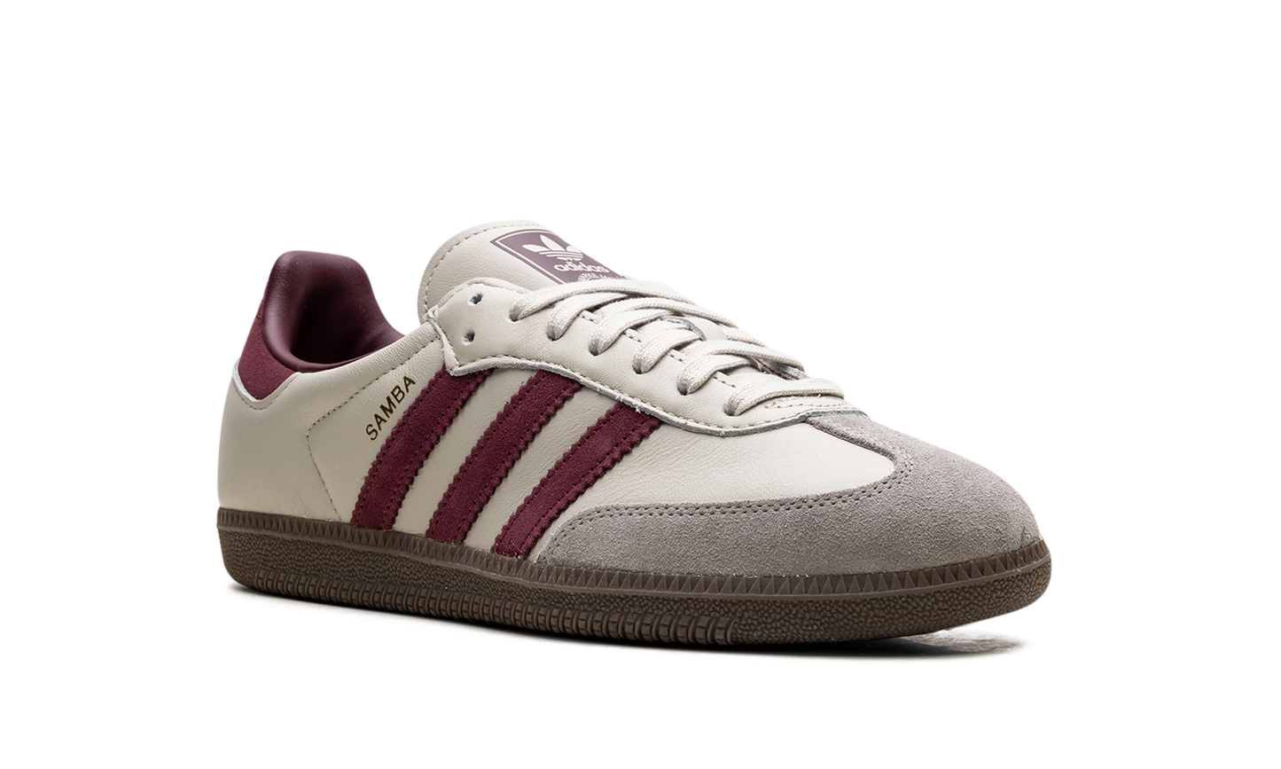 Adidas Samba OG Putty Grey Maroon