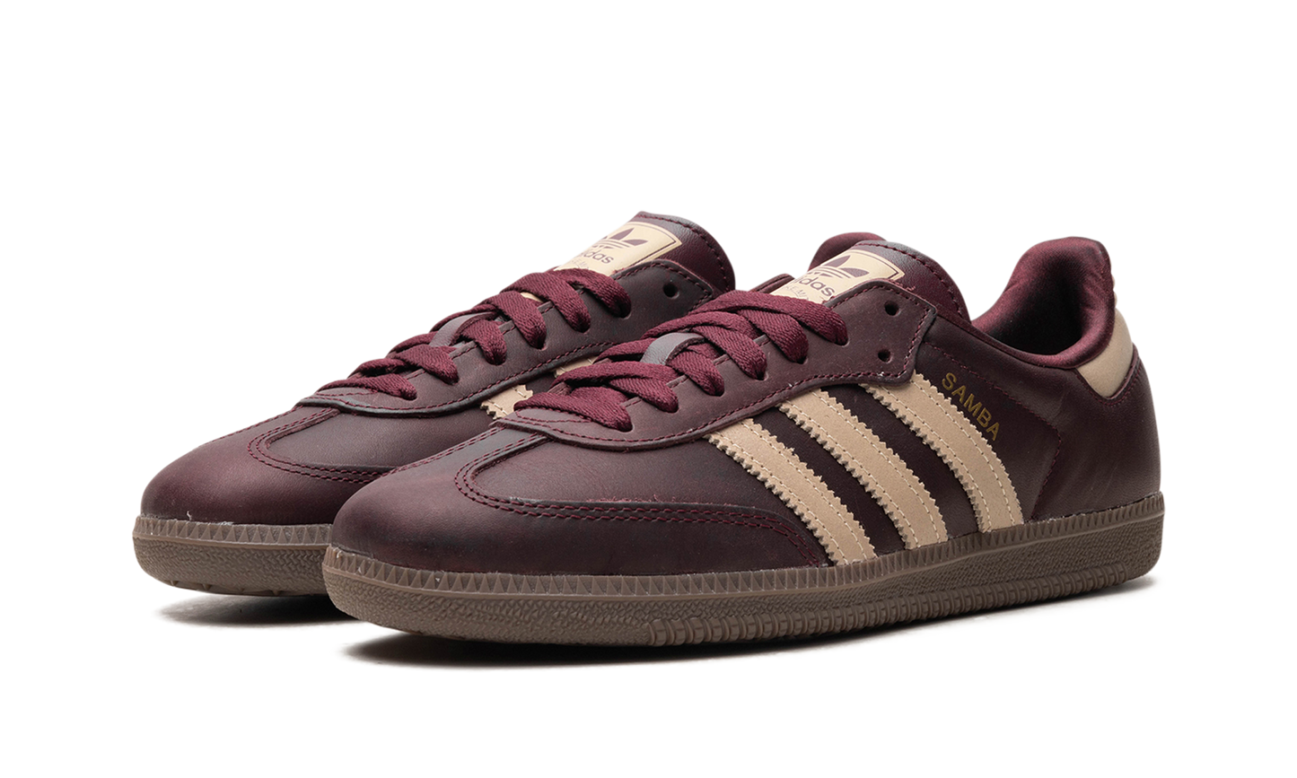 Adidas Samba OG Maroon Crystal Sand