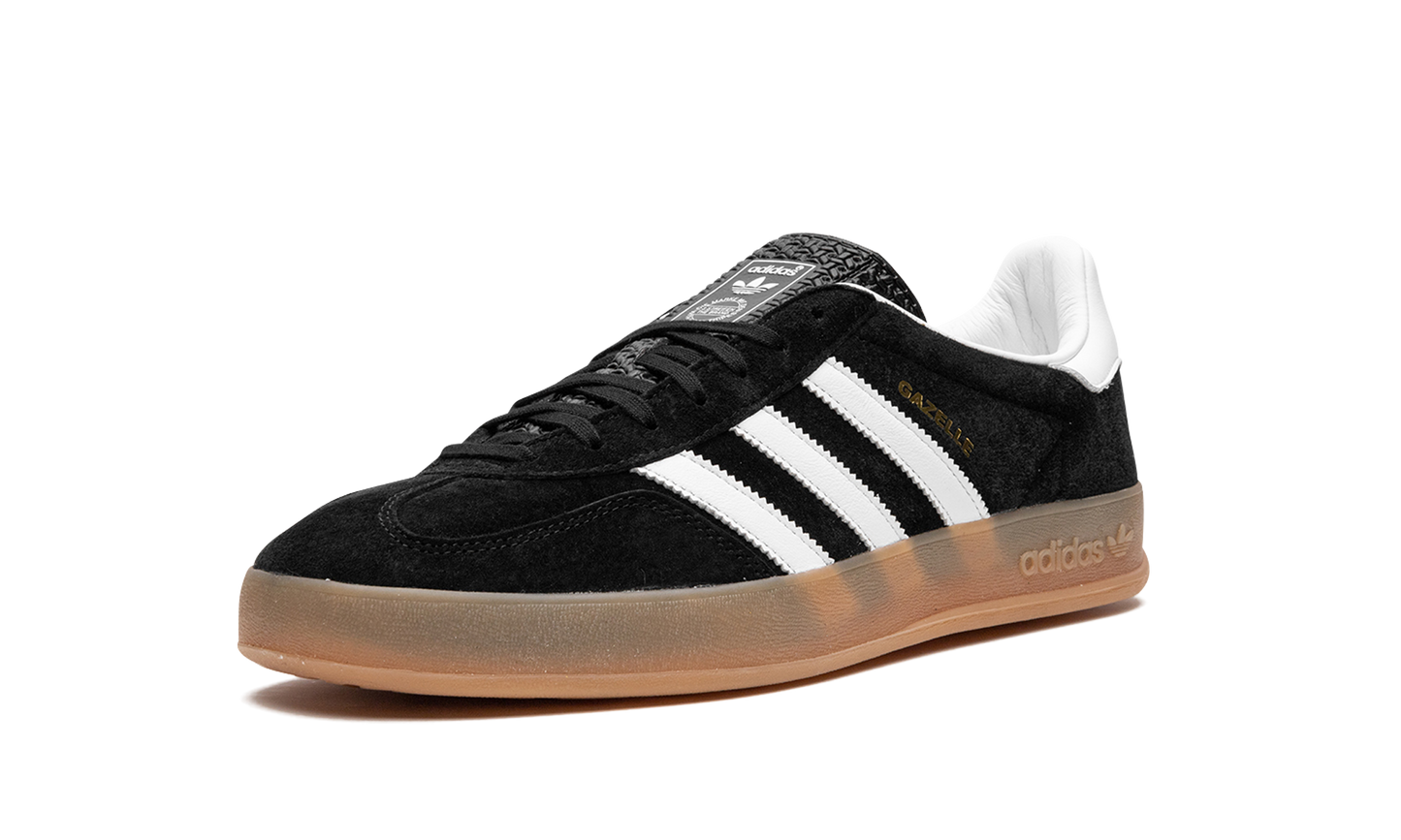 Adidas Gazelle Black White Gum