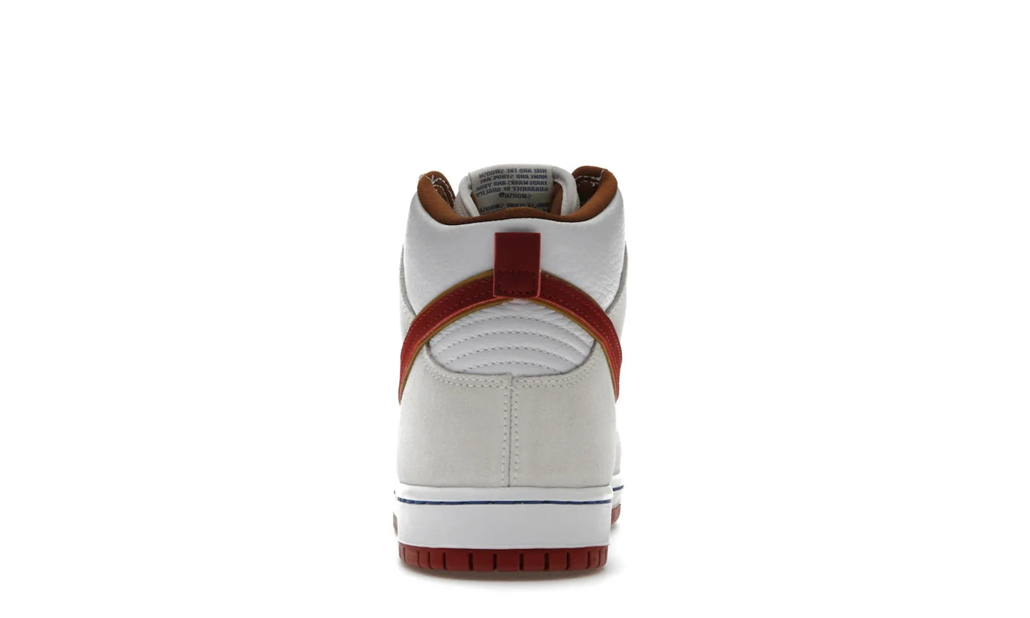 Nike SB Dunk High Sail Bright Crimson