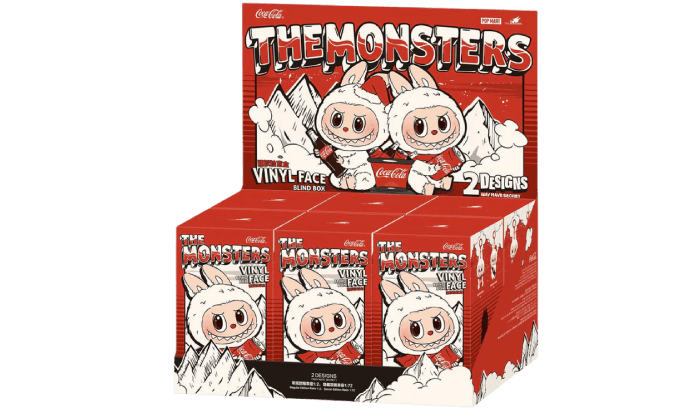 Pop Mart Labubu The Monsters Coca Cola Series Vinyl Face Sealed Case