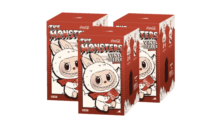 Pop Mart Labubu The Monsters Coca Cola Series Vinyl Face Sealed Case
