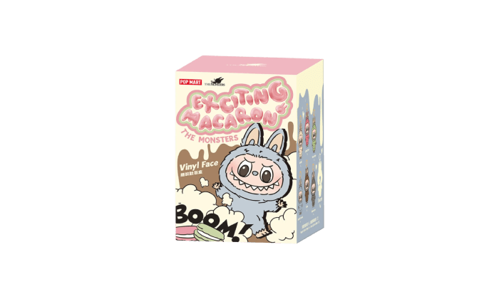 Pop Mart Labubu The Monsters Exciting Macarons Vinyl Face Blind Box