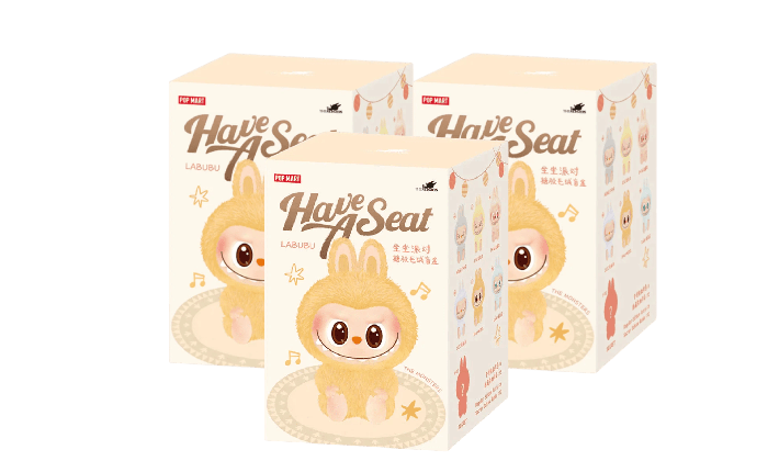 Pop Mart Labubu The Monsters Have a Seat Vinyl Plush Sealed Case