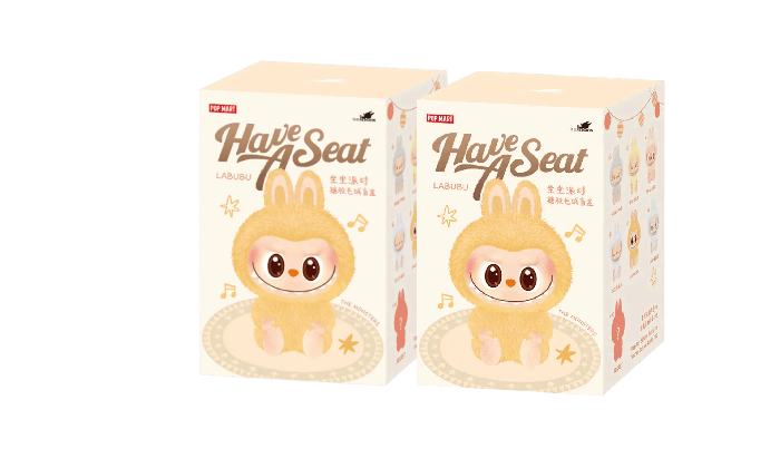 Pop Mart Labubu The Monsters Have a Seat Vinyl Plush Sealed Case