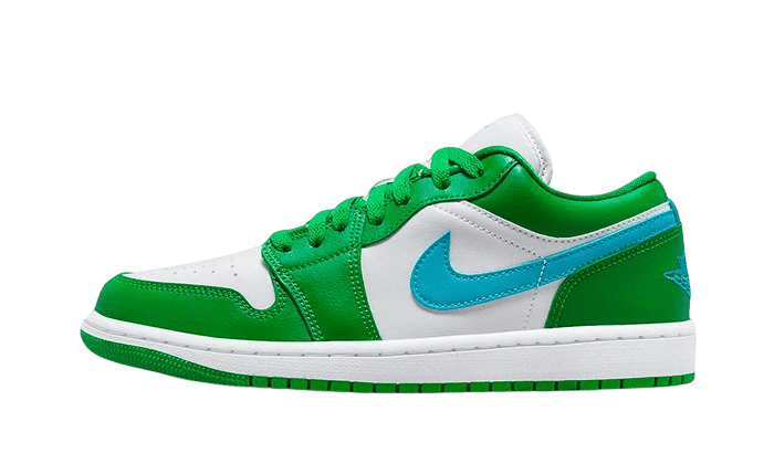 Air Jordan 1 Low Lucky Green Aquatone