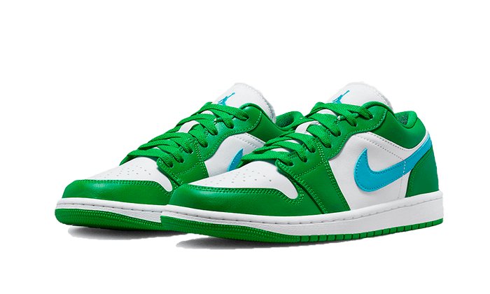 Air Jordan 1 Low Lucky Green Aquatone