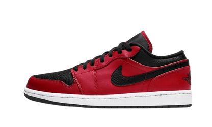Air Jordan 1 Low Reverse Bred Pebbled Swoosh