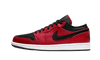Air Jordan 1 Low Reverse Bred Pebbled Swoosh