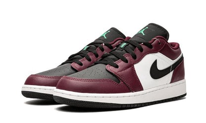 Air Jordan 1 Low SE Dark Beetroot Black Roma Green