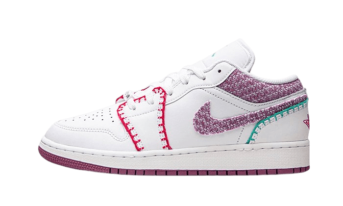 Air Jordan 1 Low White Light Bordeaux