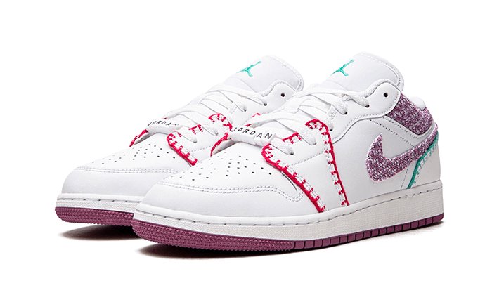 Air Jordan 1 Low White Light Bordeaux
