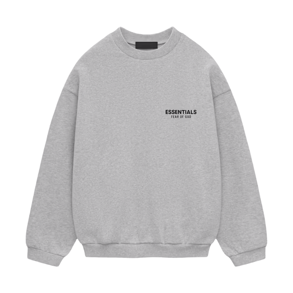 Essentials Fleece Crewneck Light Heather Gray