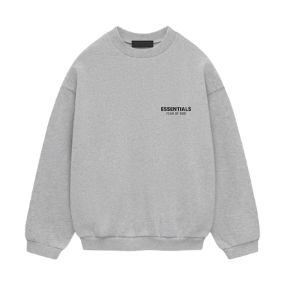 Essentials Fleece Crewneck Light Heather Gray