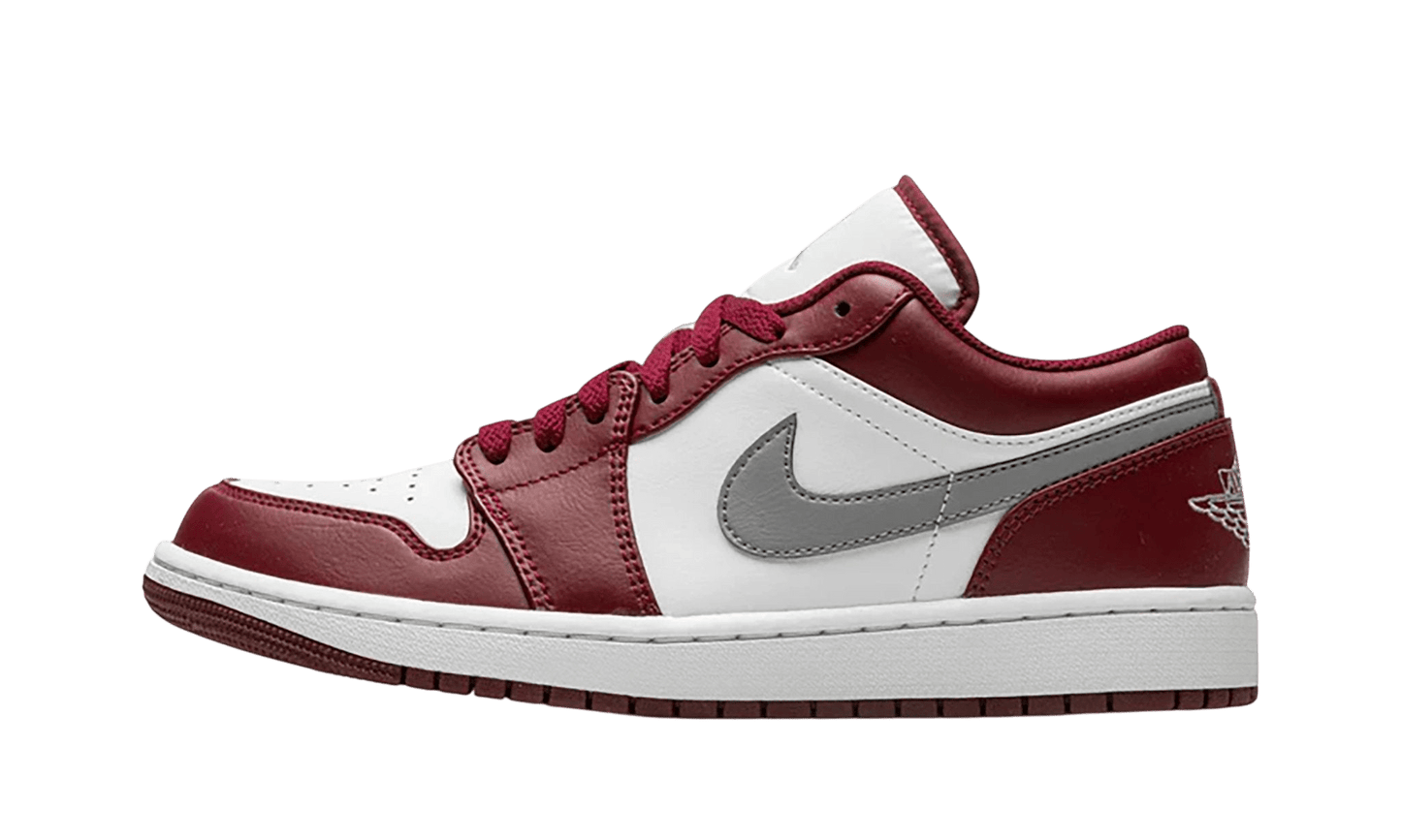 Jordan 1 Low White Bordeaux