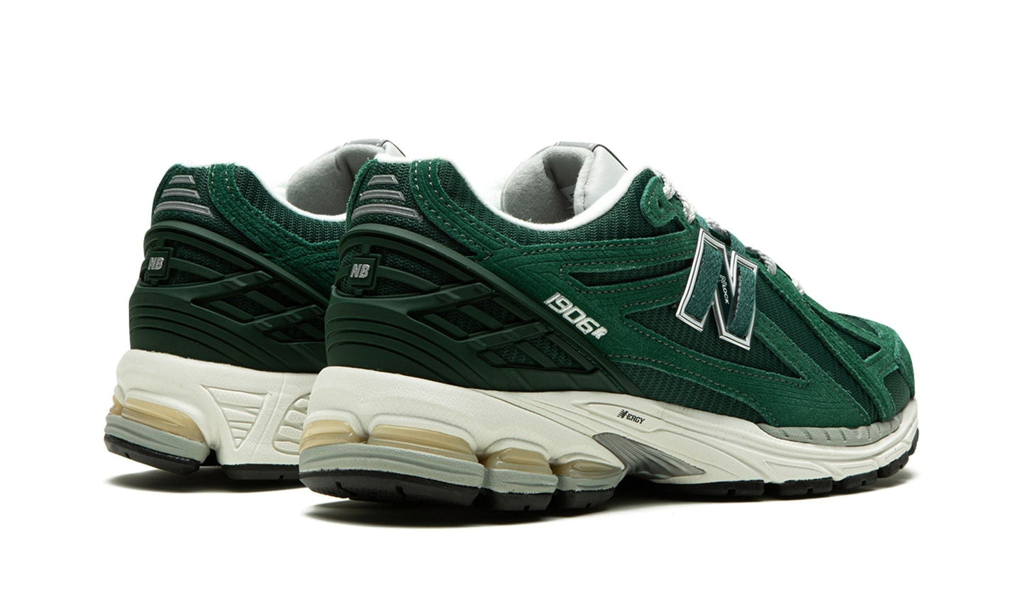 New Balance 1906R Green Suede Metallic Silver