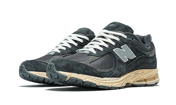New Balance 2002R Black Dark Grey