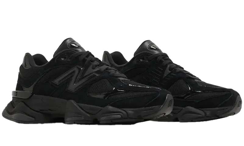 New Balance 9060 Triple Black Patent
