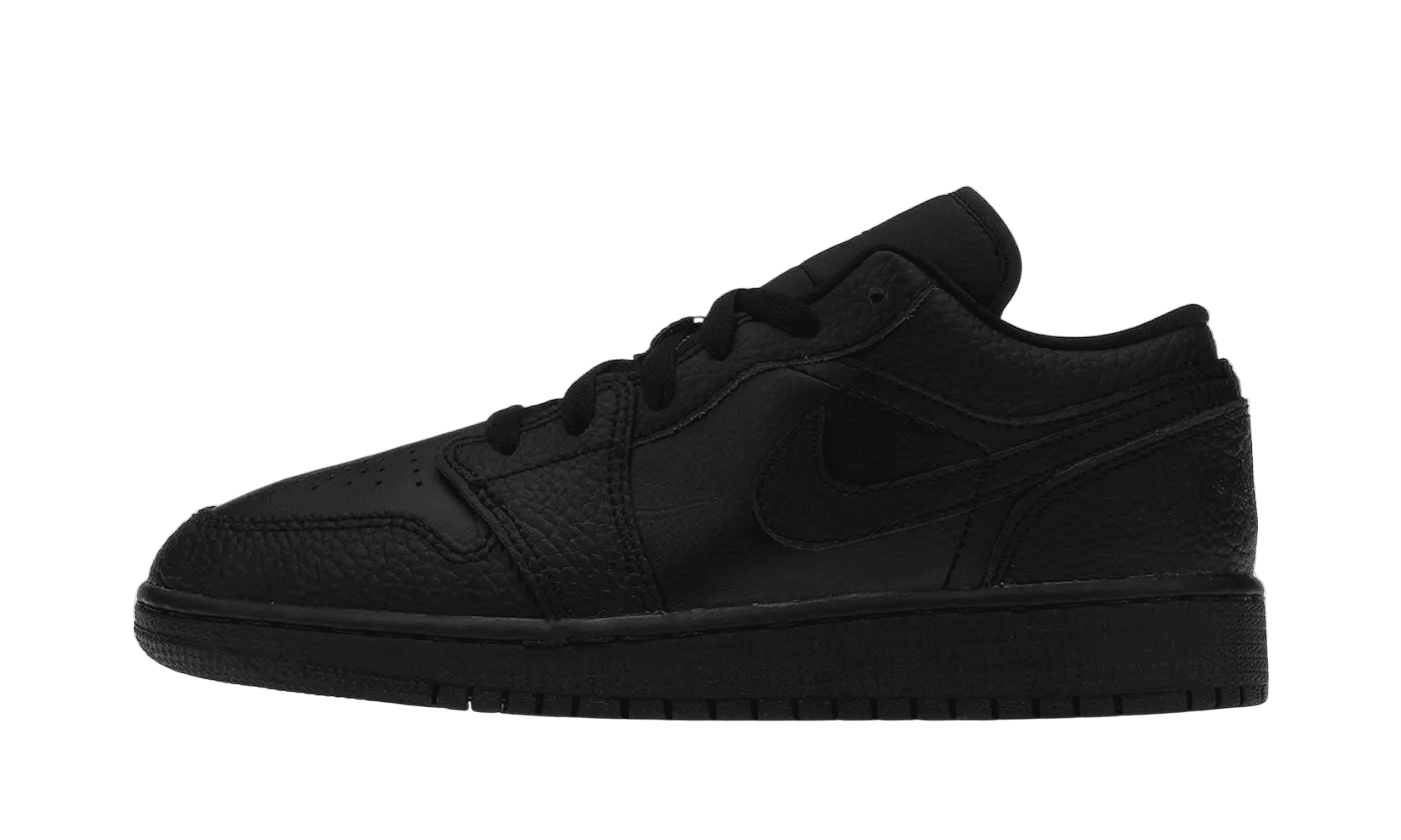 Nike Air Jordan 1 Low Tumbled Leather Black