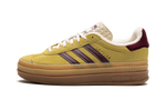 Adidas Gazelle Bold Almost Yellow Maroon